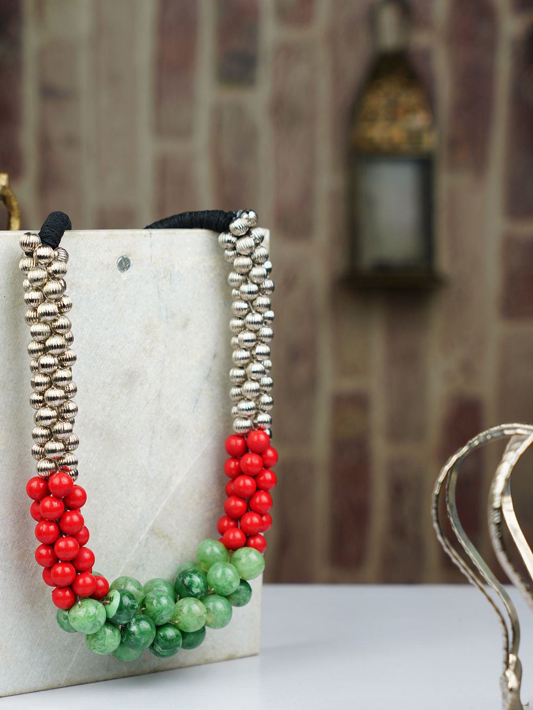 Bamboo Tree Jewels Necklace