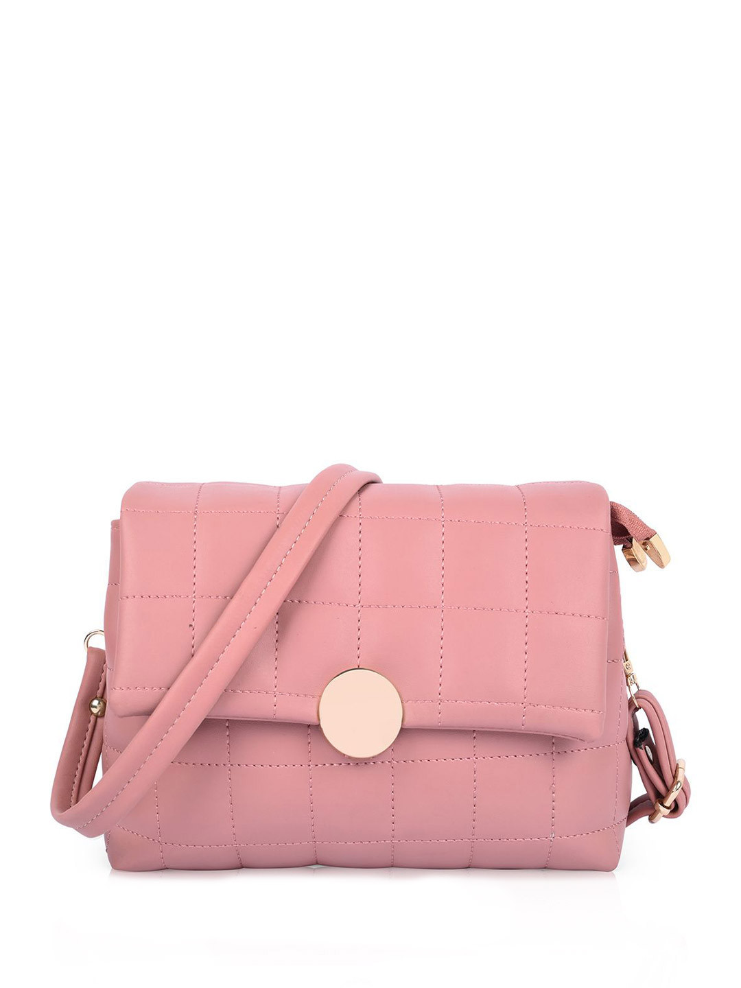 ADISA Structured Quilted Cross Body Sling Bag