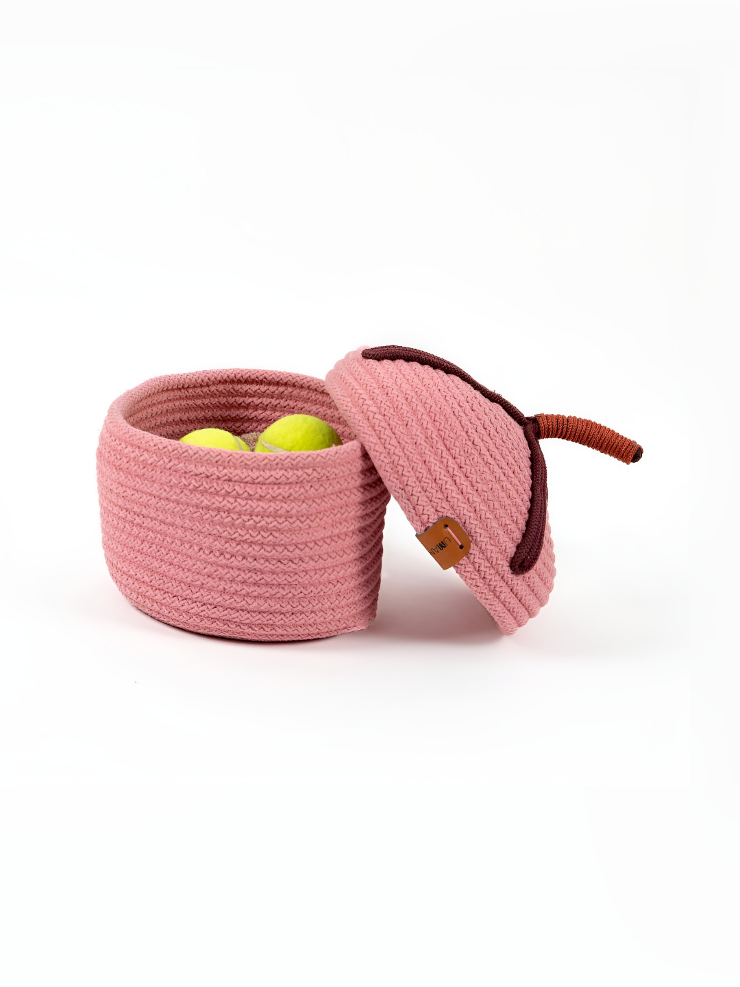 Umami Studio Pink Set of 1 Regular Tote Basket Organisers