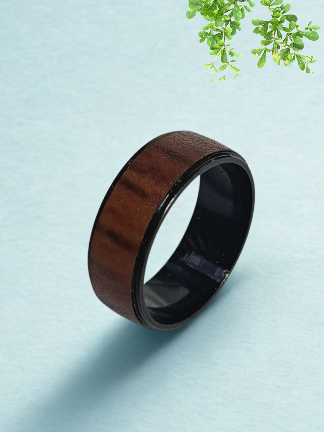 Adwitiya Collection Men Stainless Steel Band Finger Ring