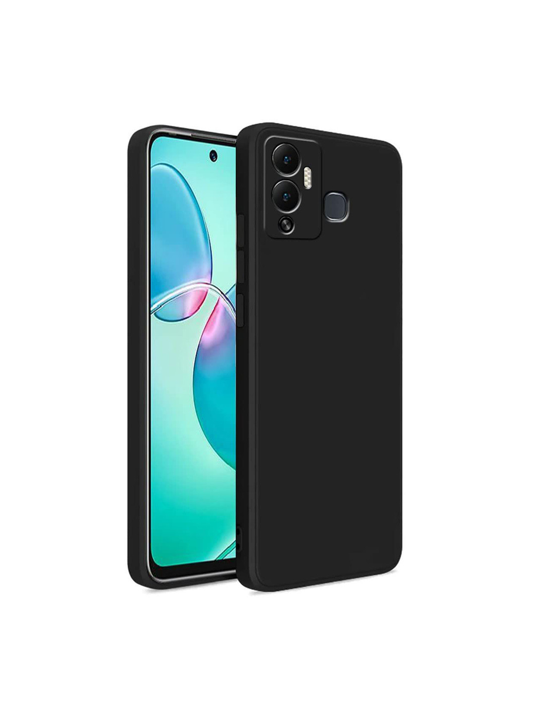 LIRAMARK Infinix Hot 12 Play Silicone Soft Back Cover Case