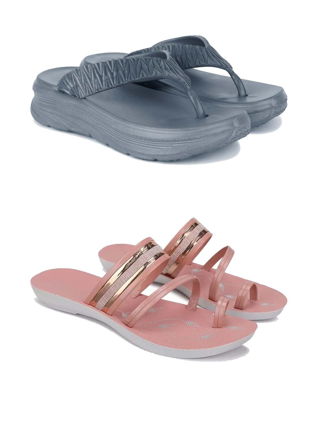 DRACKFOOT Women Thong Flip-Flops & Sandals