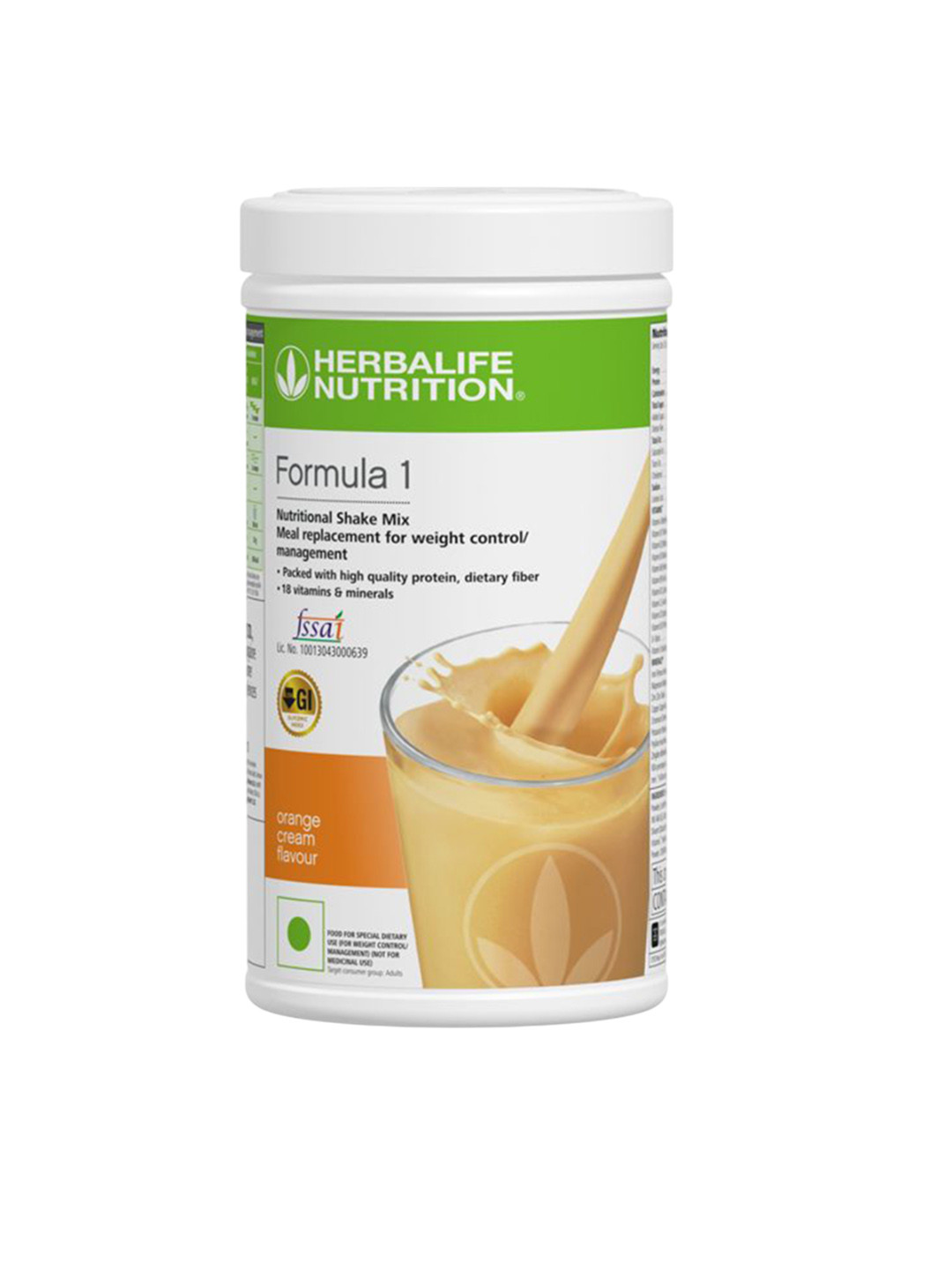 HERBALIFE NUTRITION Formula 1 Nutritional Shake Mix - Orange Cream - 500 g