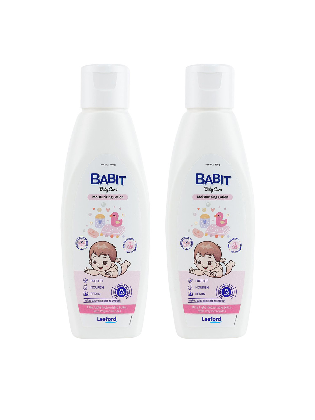 Babit Set Of 2 Baby Body Lotion- 100 ml Each
