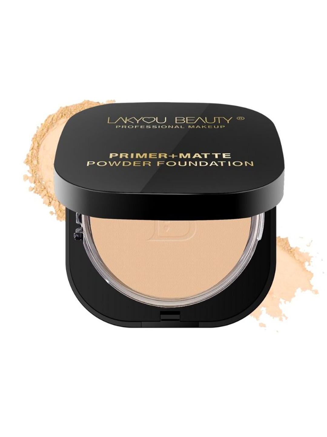 LAKYOU BEAUTY Powder + Matte Compact Powder - 15 g- Natural Nude 04