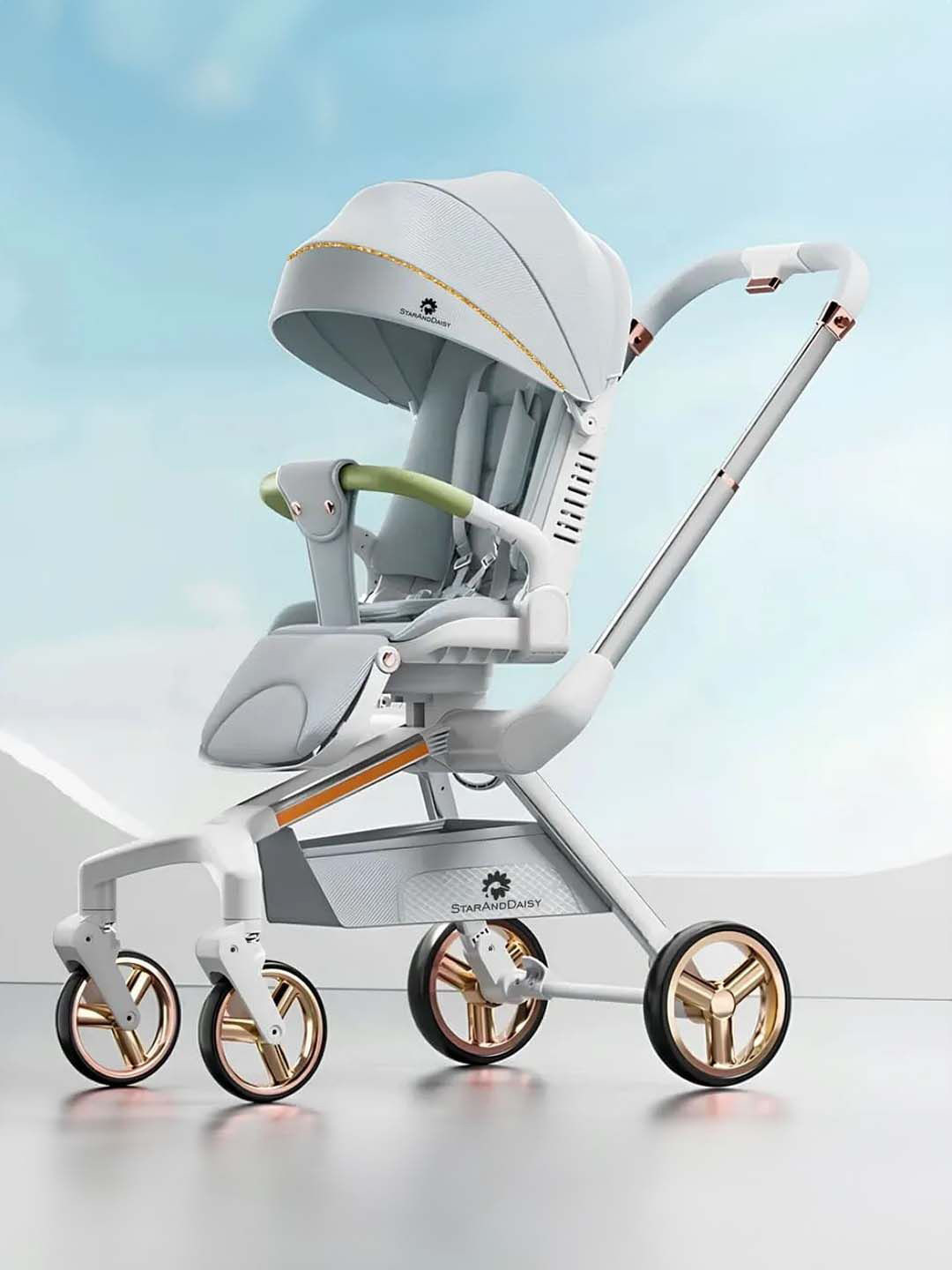 StarAndDaisy Aluminium Baby Foldable Stroller