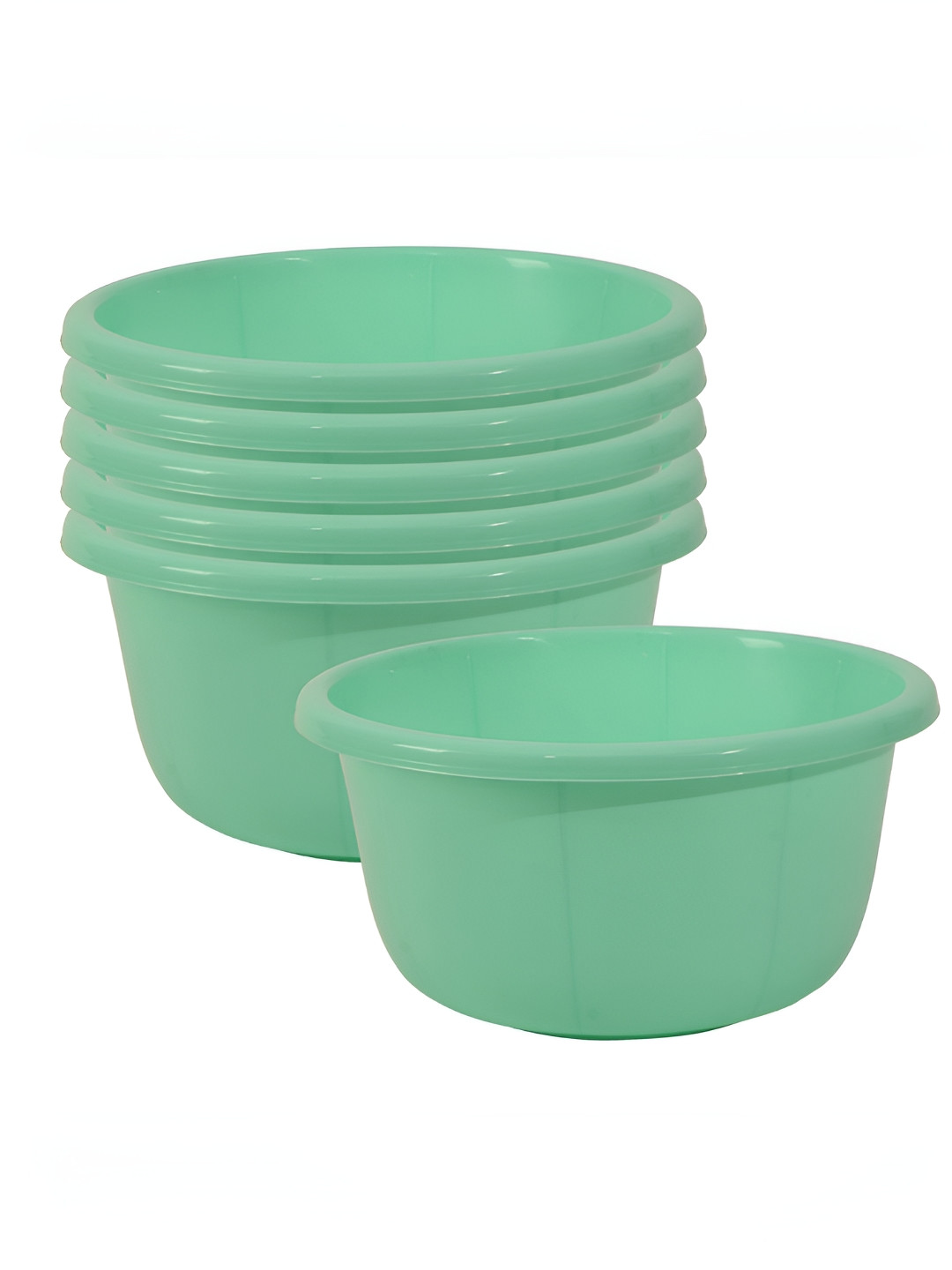Aura Green 6 Pcs 40 Liter Multipurpose Bath & Washing Clothe Tub