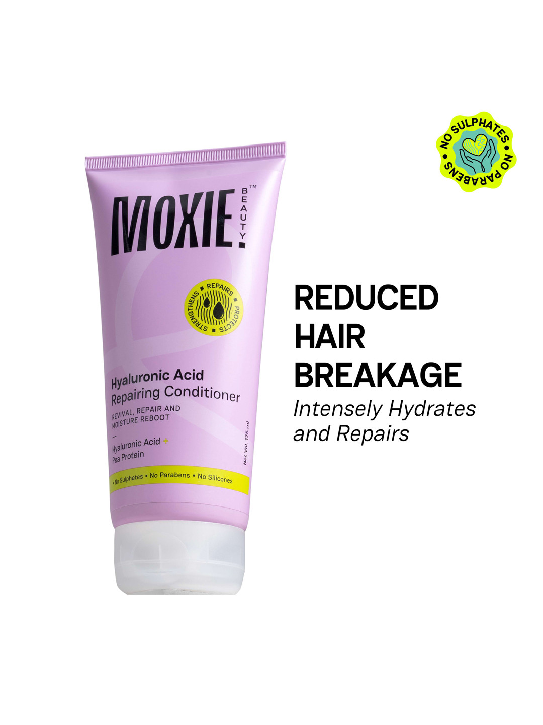 MOXIE BEAUTY Hyaluronic Acid Repairing Conditioner with Pea Protein - 175 ml