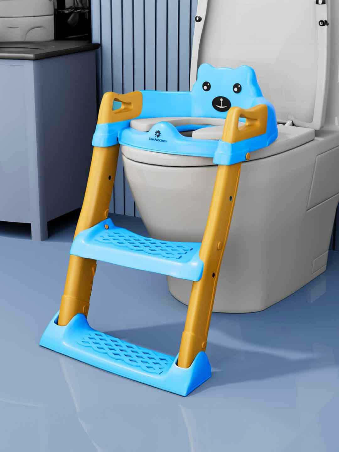 StarAndDaisy Kids Adjustable Height Potty Set- Blue