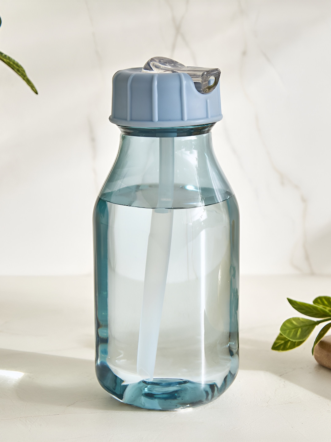 Home Centre Blue Single Plastic Solid Water Bottle