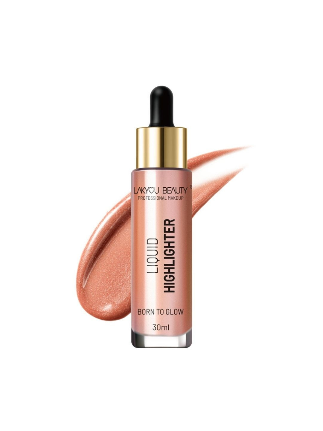 LAKYOU BEAUTY Born to Glow Liquid Highlighter - 30 ml - Rose Gold 03