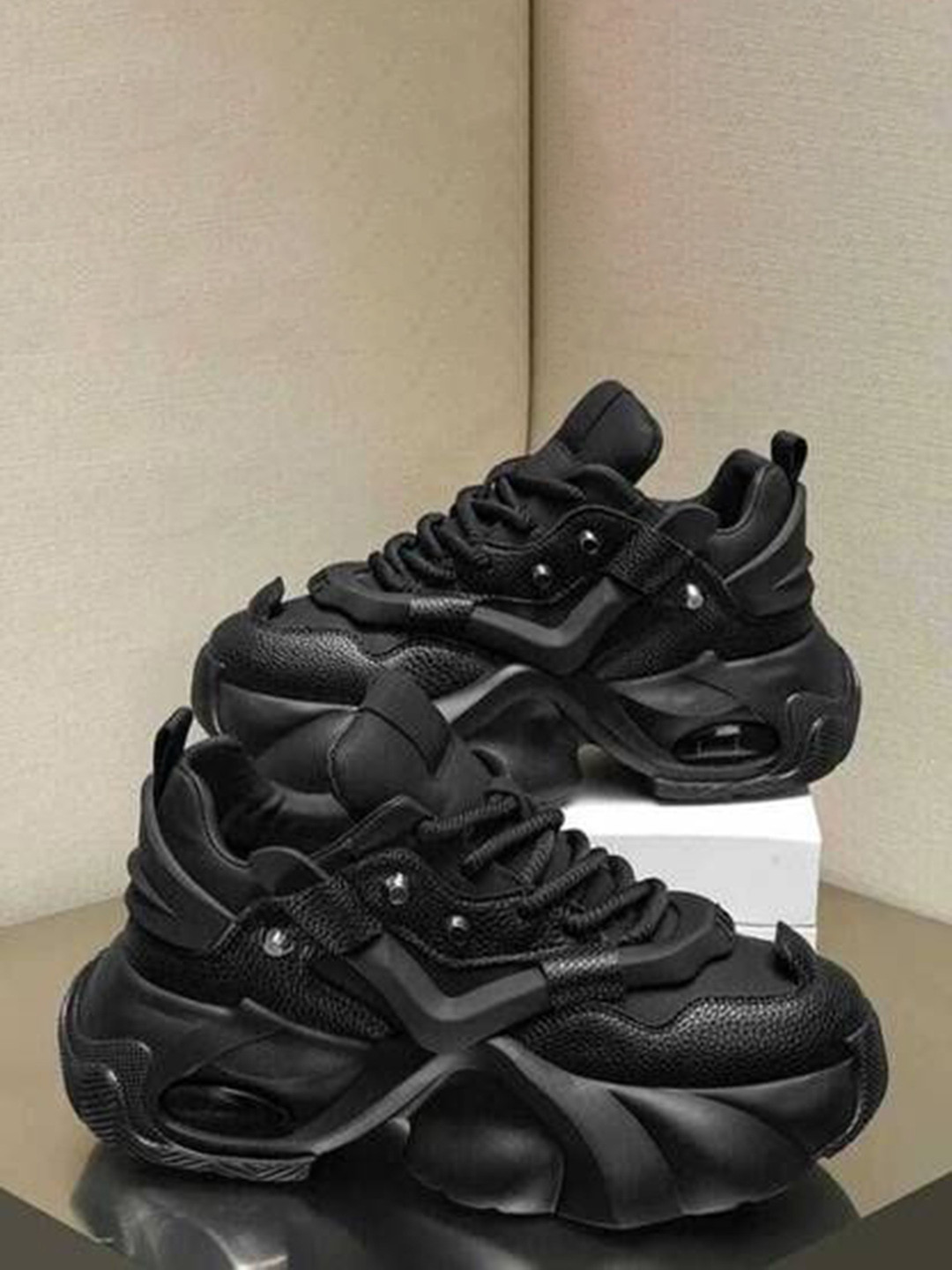 GOOD MINAR Men Round Toe Sneakers