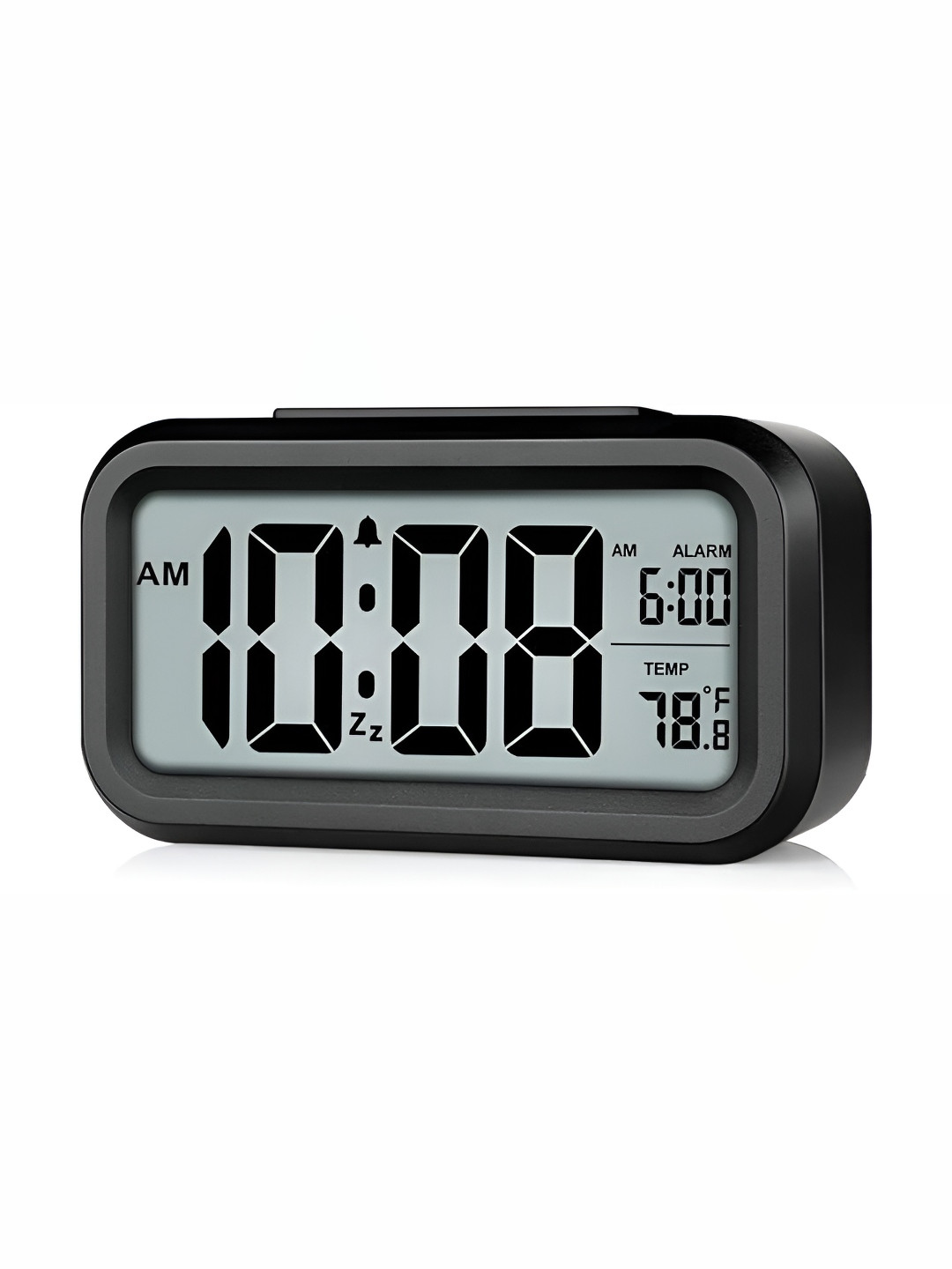 basics IND Black Contemporary Table Clock