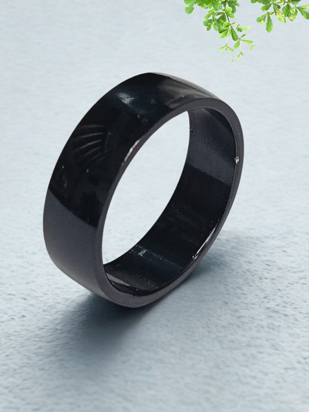 Adwitiya Collection Men Stainless Steel Band Finger Ring