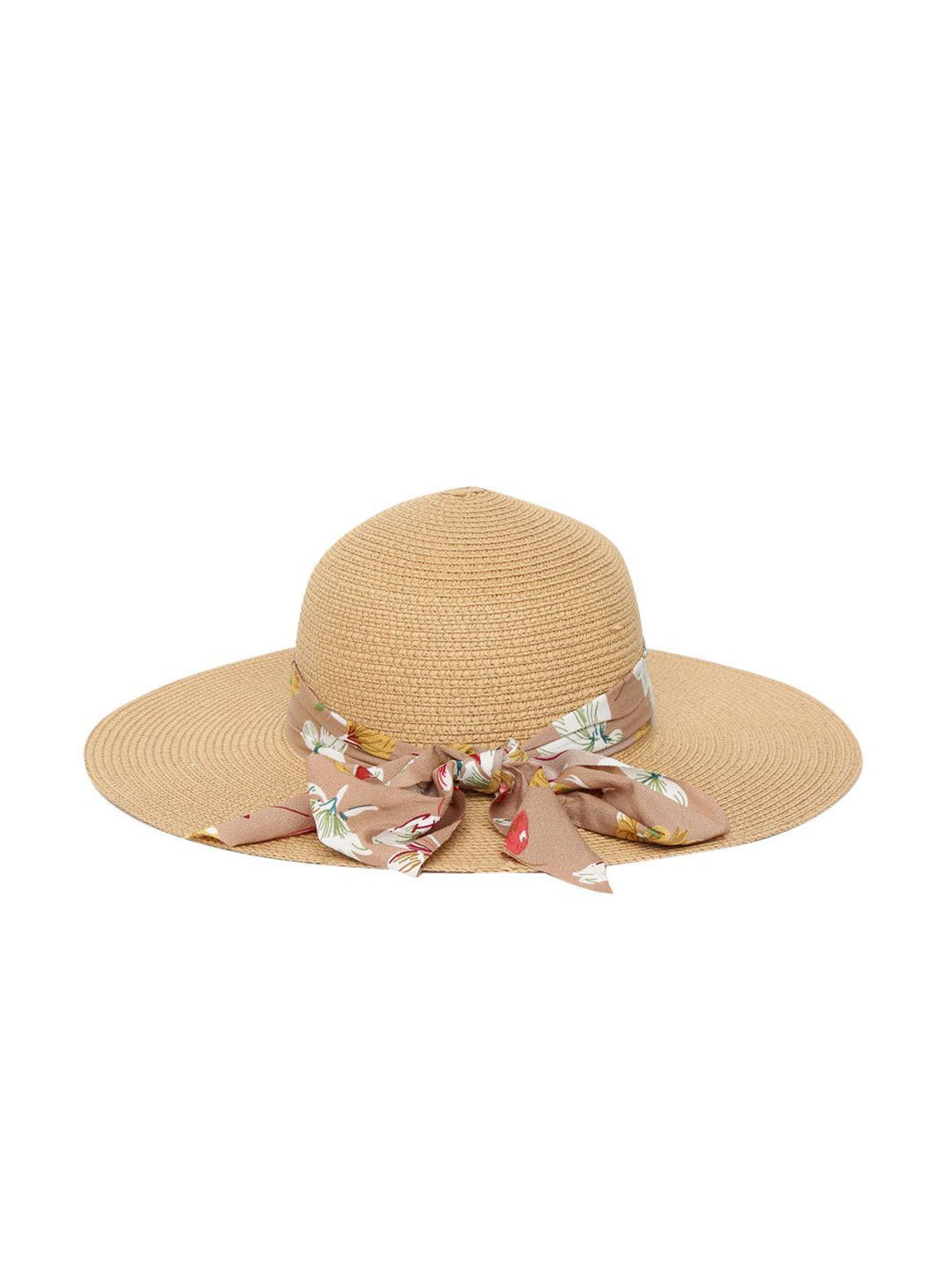 ToniQ Women Brown Self Design Sun Hat