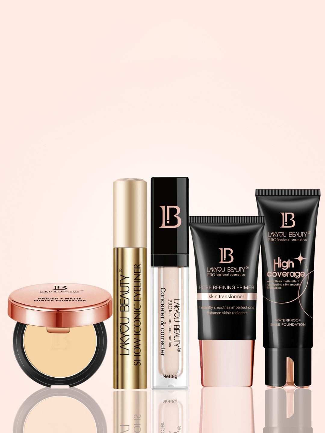 LAKYOU BEAUTY Matte Finish Concealer & Corrector- 8 g- Natural Nude 04