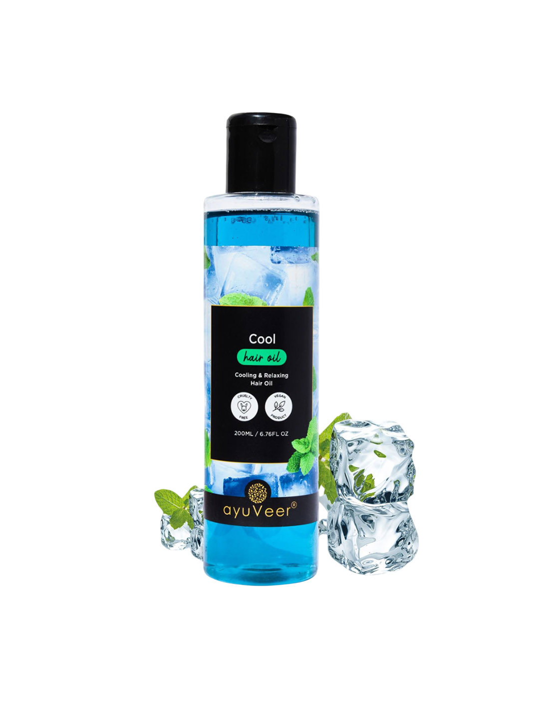AYUVEER Cool Coconut Hair Oil For Cooling & Relaxing - 200 ml