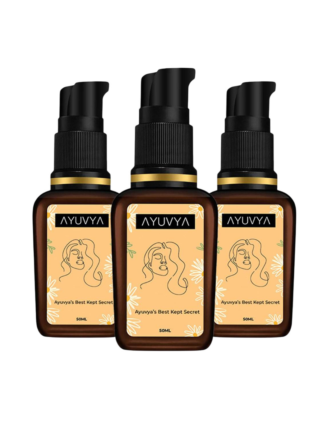 Ayuvya Set Of 3 Massage Oil With Neem & Sarson Tail - 50 ml Each