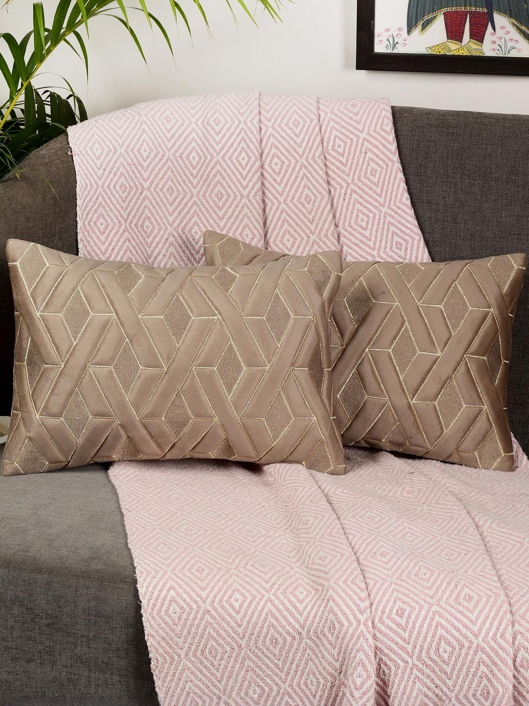 Rectangle Velvet Cushion Cover, Set of 2 Piece