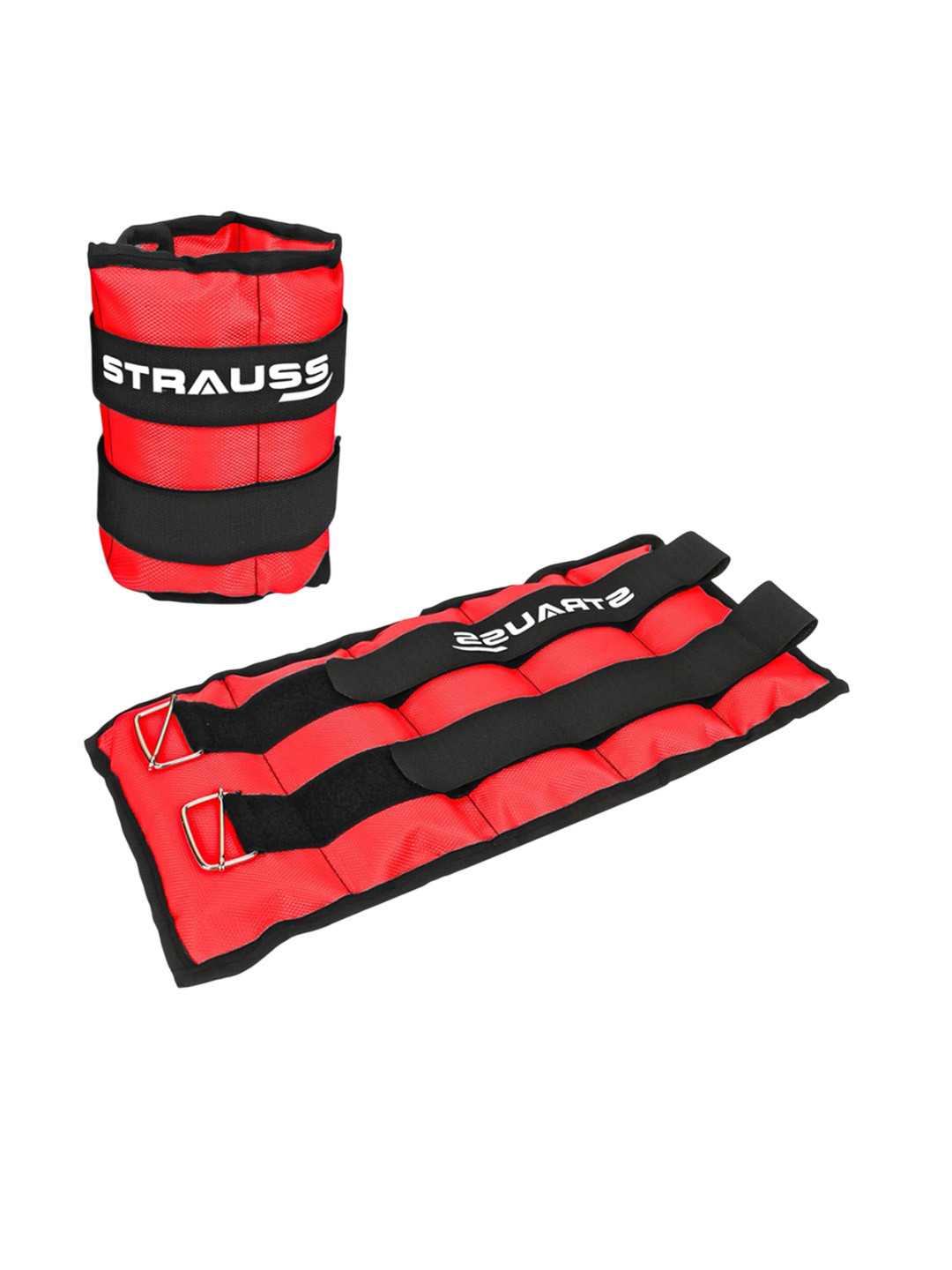 STRAUSS Adjustable Ankle Wrist Weights 1.5 KG Each