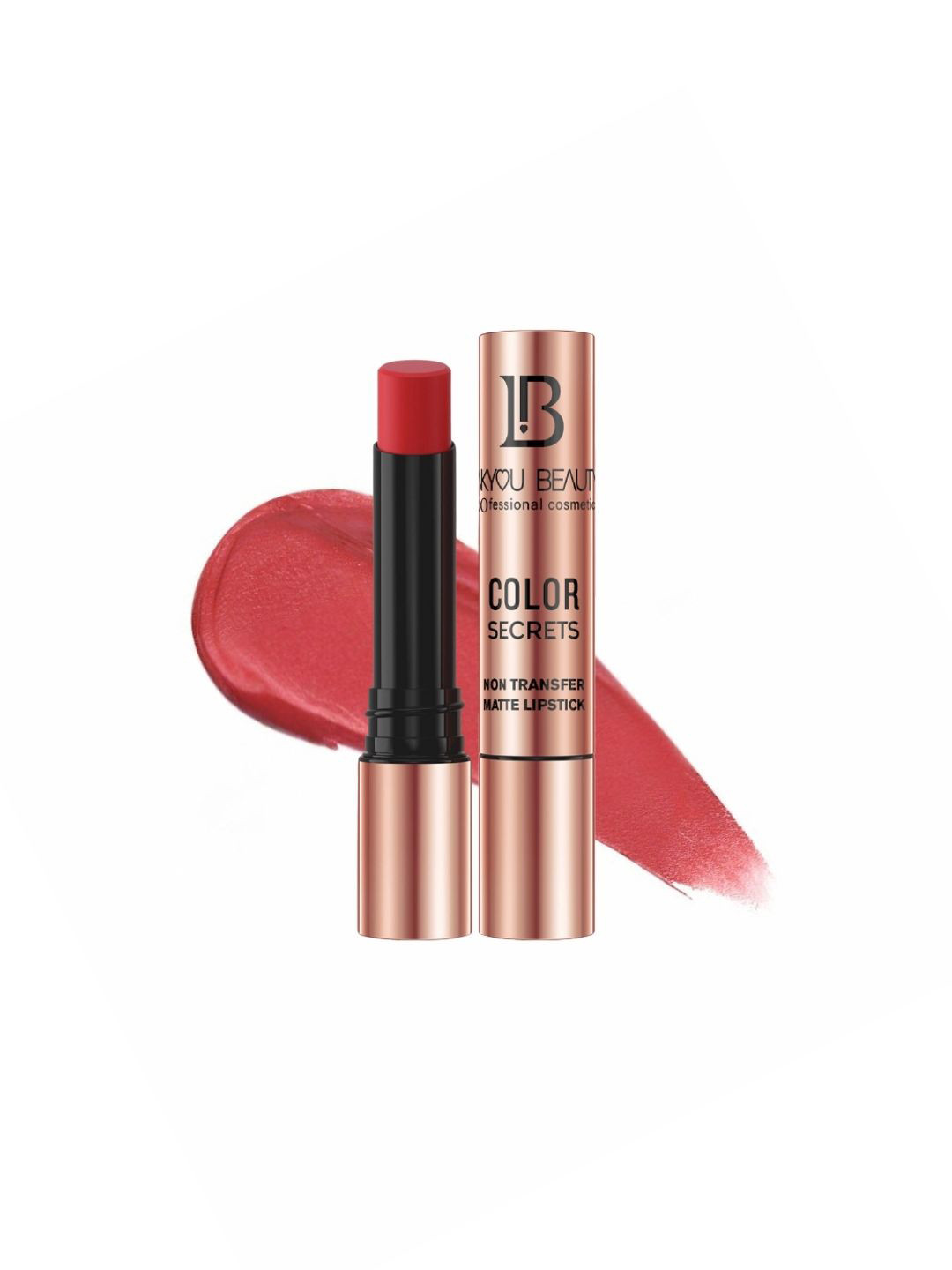 LAKYOU BEAUTY Color Secrets Non Transfer Matte Lipstick - 4 g - Nude Mood B18