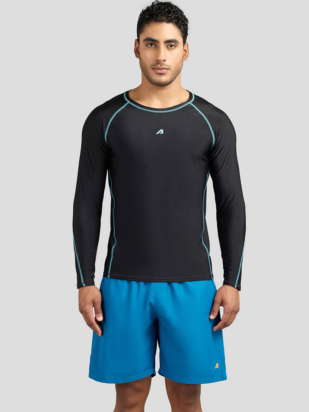 BOLDFIT Men Round Neck Full Sleeve Swimming T-shirt