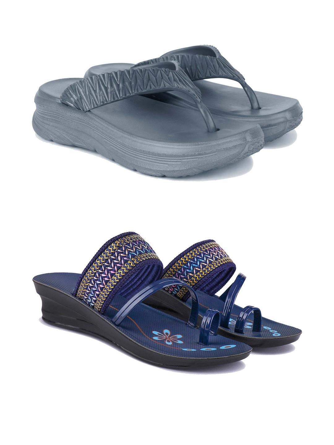 DRACKFOOT Women Thong Flip Flops & One Toe Flats