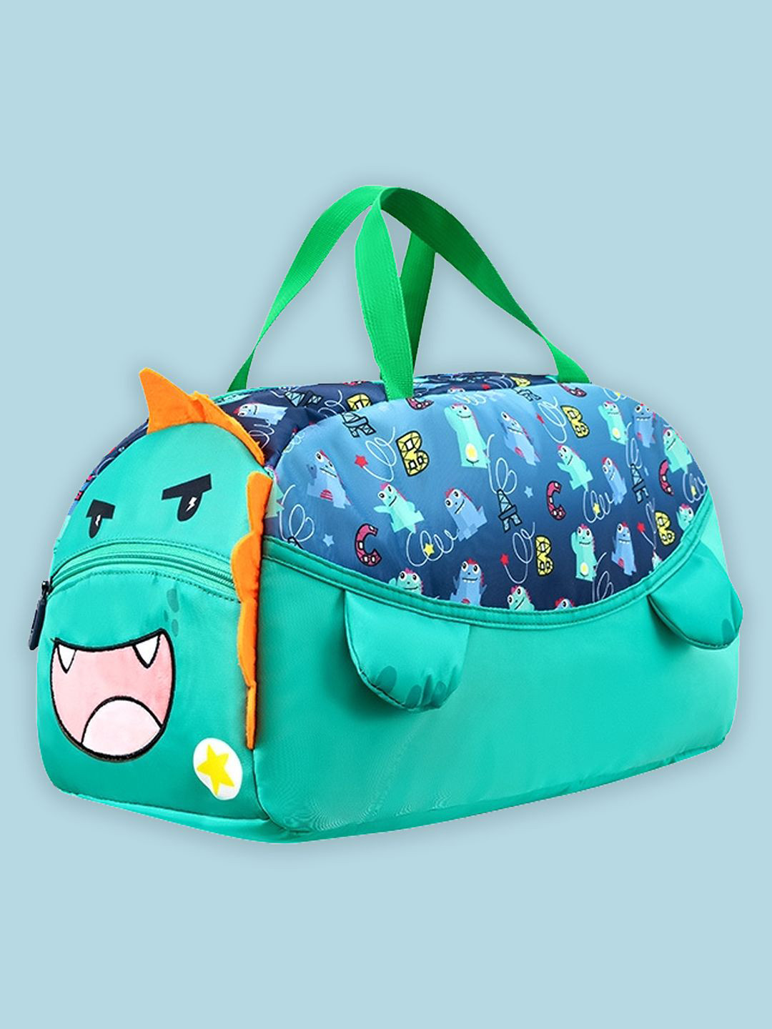 Little Surprise Box LLP Happy Monster Printed Medium Travel Duffel Bag