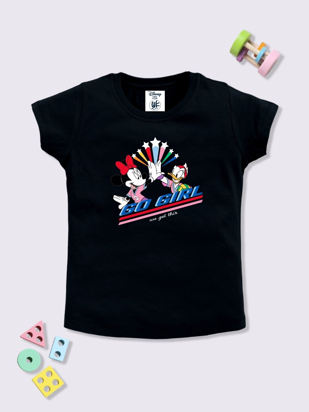 YK Disney Girls Minnie & Daisy Printed T-shirt