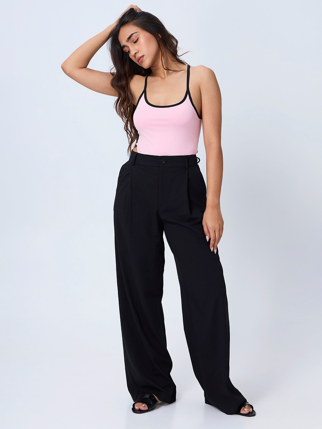 COLOR CAPITAL Sleek Line Detail Bodysuit