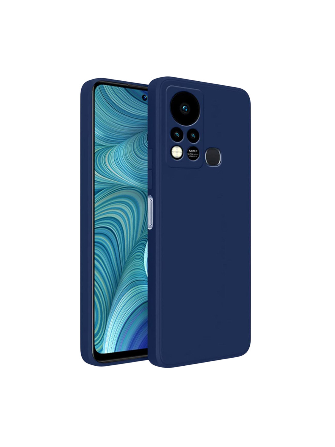 LIRAMARK Infinix Hot 11S Silicone Soft Back Cover Case