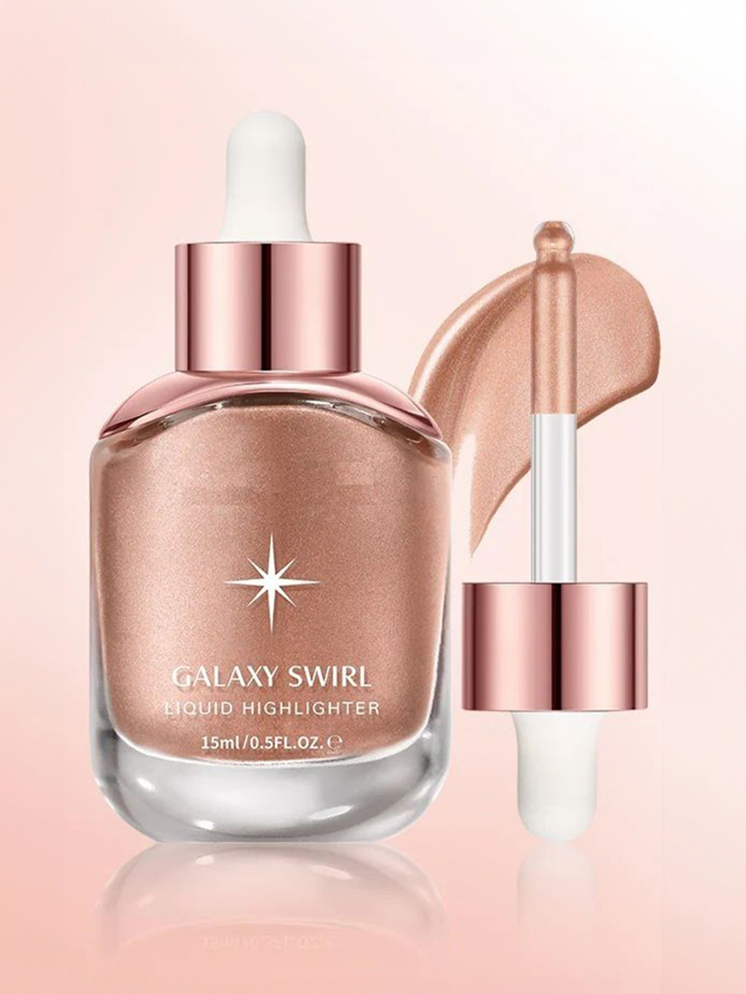 CEMA Galaxy Swirl Liquid Highlighter- 15 ml- Champagne 04