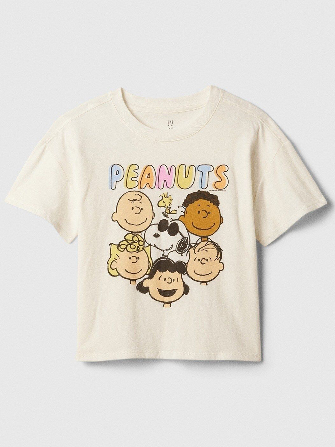 GAP Girls Peanuts Printed Pure Cotton Round Neck T-Shirt