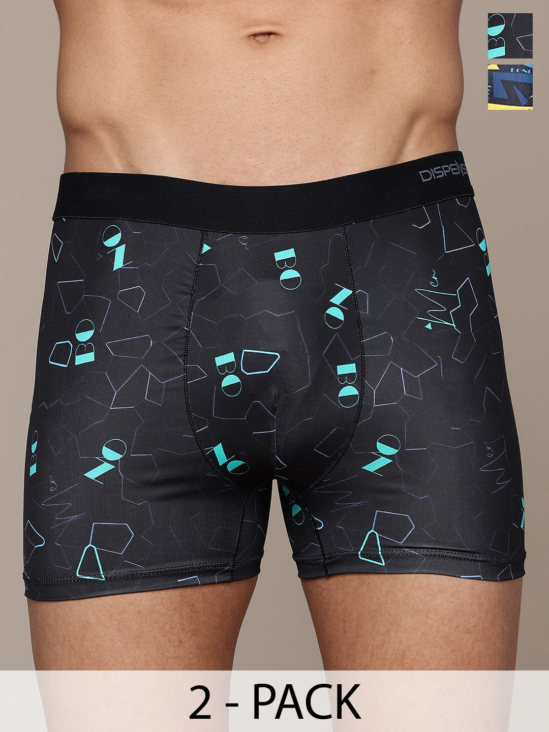 DISPENSER Men Pack Of 2 Printed Trunks PACK 2-MAS-C3-C7-S