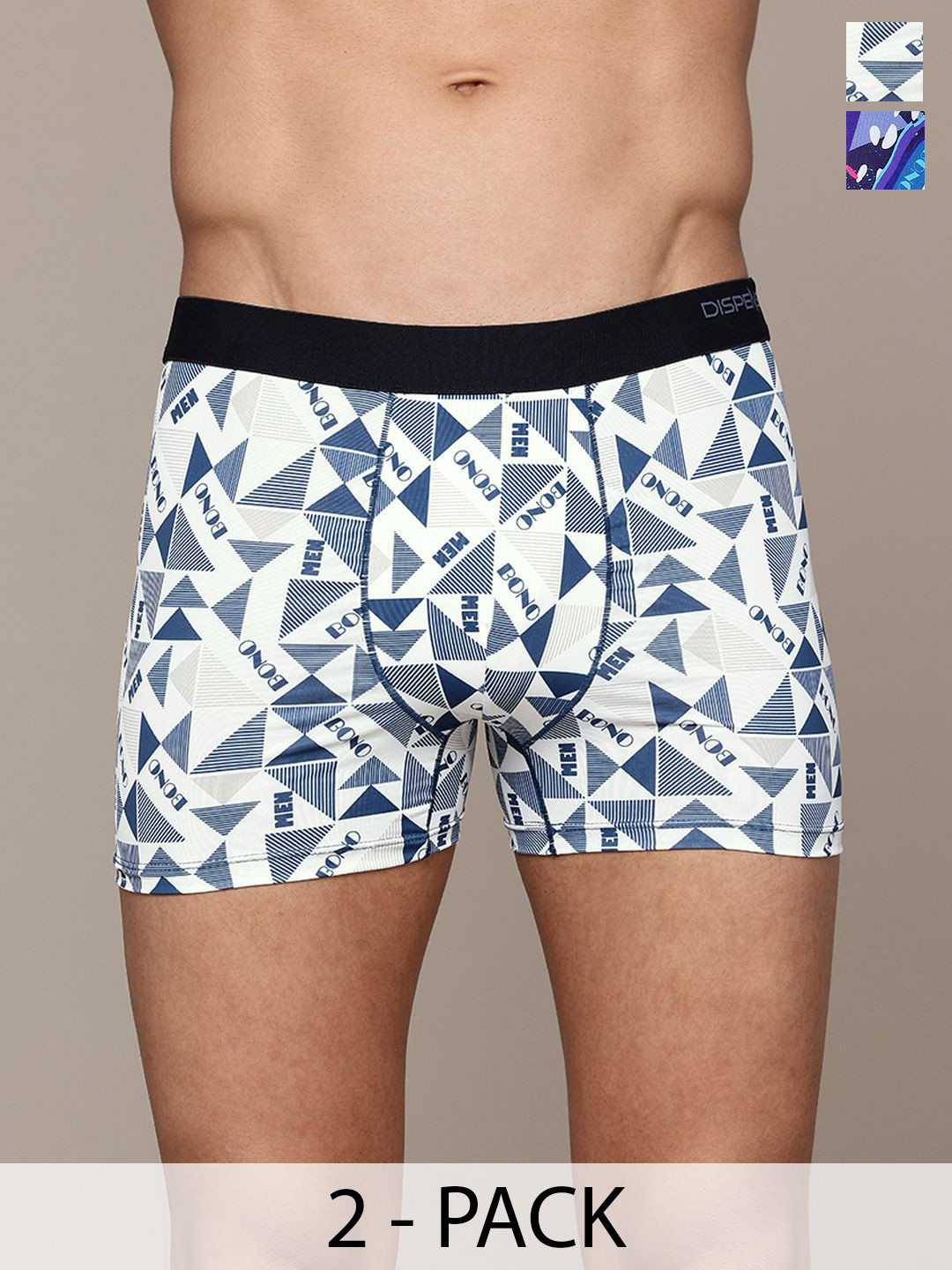 DISPENSER Men Pack Of 2 Printed Trunks PACK 2-MAS-C4-C6-S