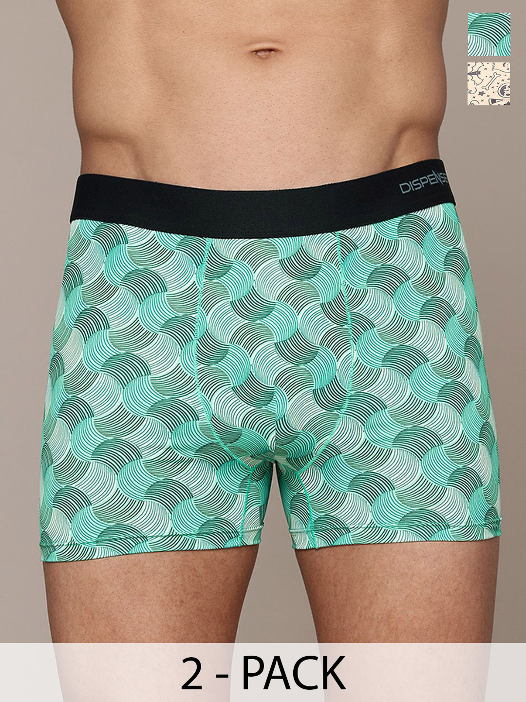 DISPENSER Men Pack Of 2 Printed Trunks PACK 2-MAS-C10-C13-S