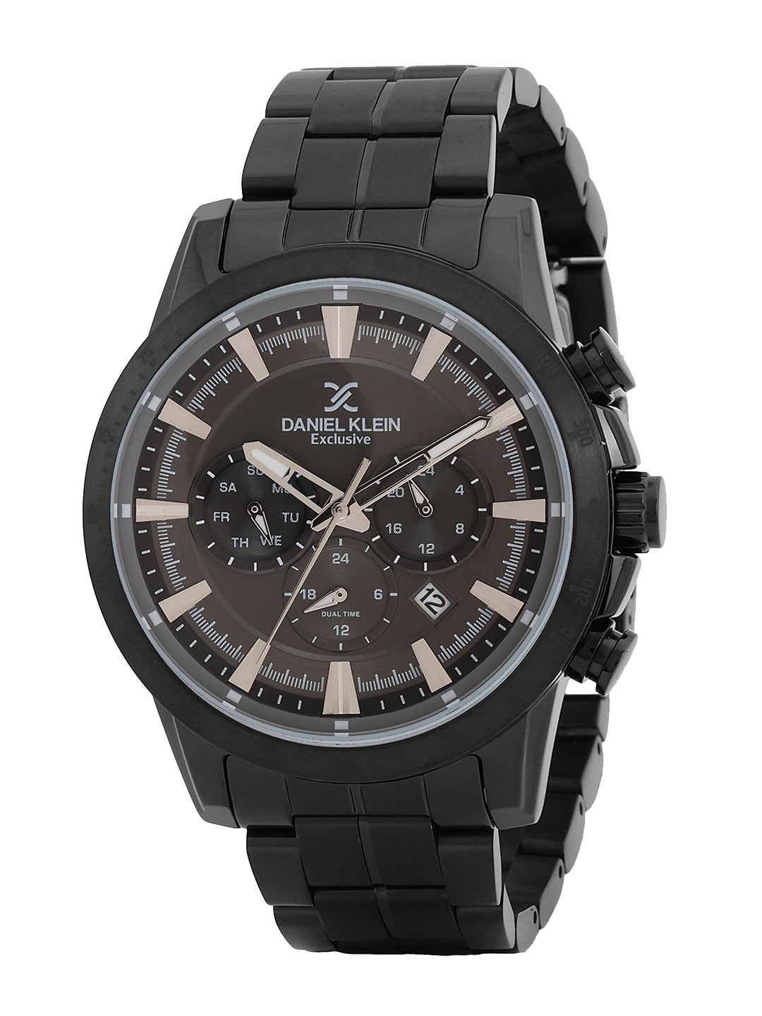 Daniel Klein Exclusive Unisex Dial & Stainless Steel Straps Analogue Watch DK.1.14005-1