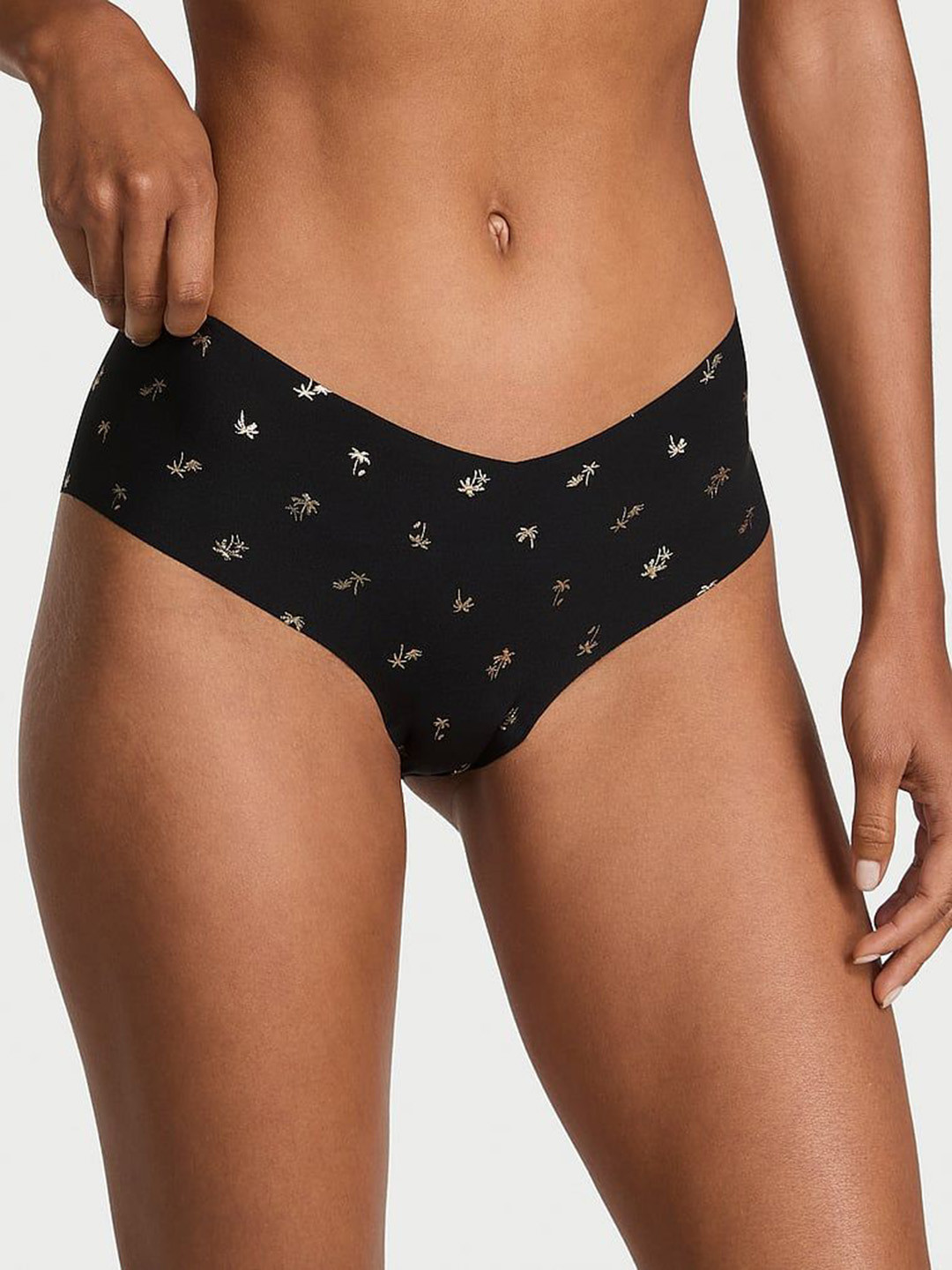 Victoria's Secret Floral Printed No-Show Cheeky Panty Low Rise Basic Briefs 112653717B5O