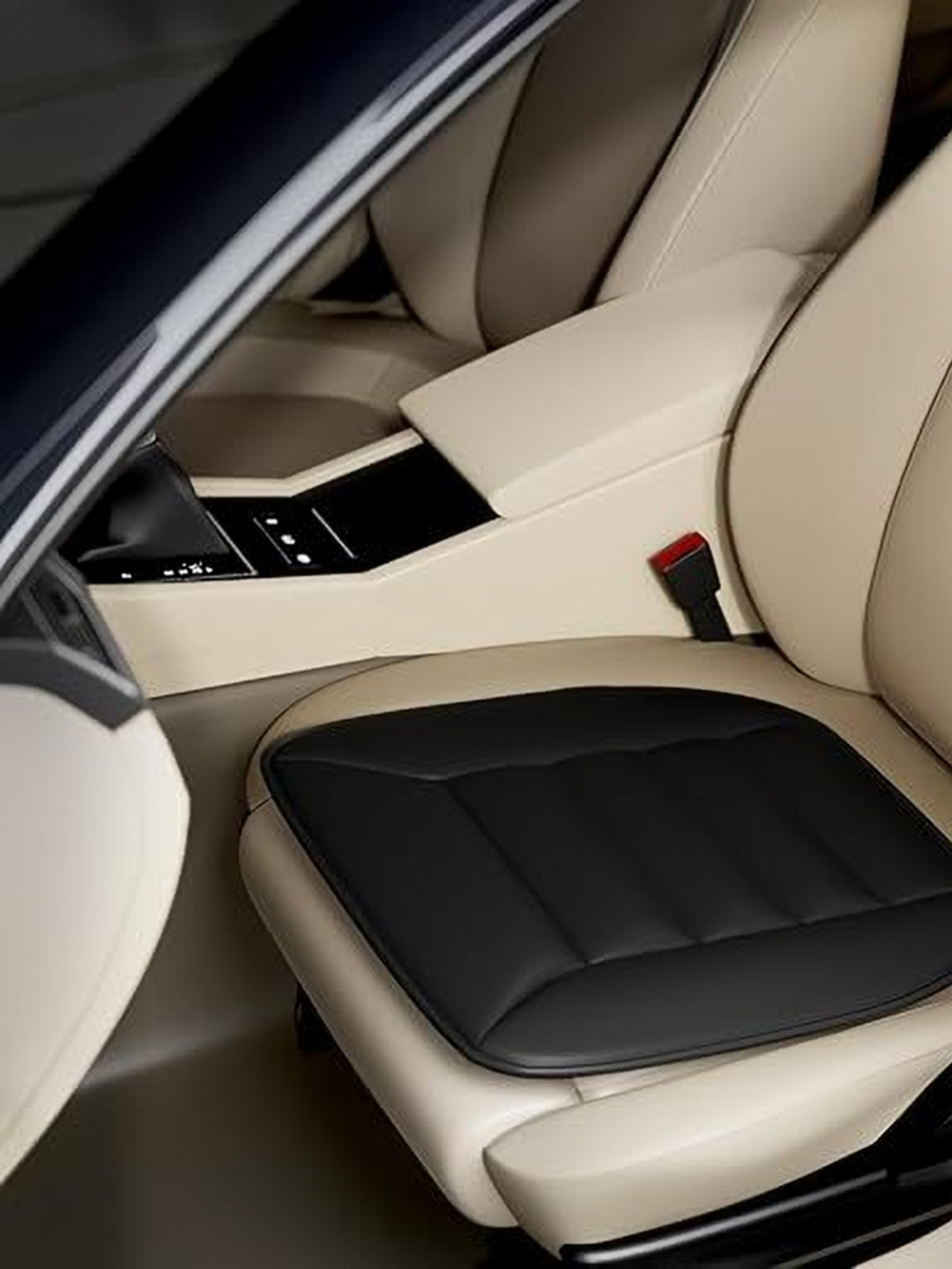 FRIDO Black Thin Memory Foam Slim Seat Cushion