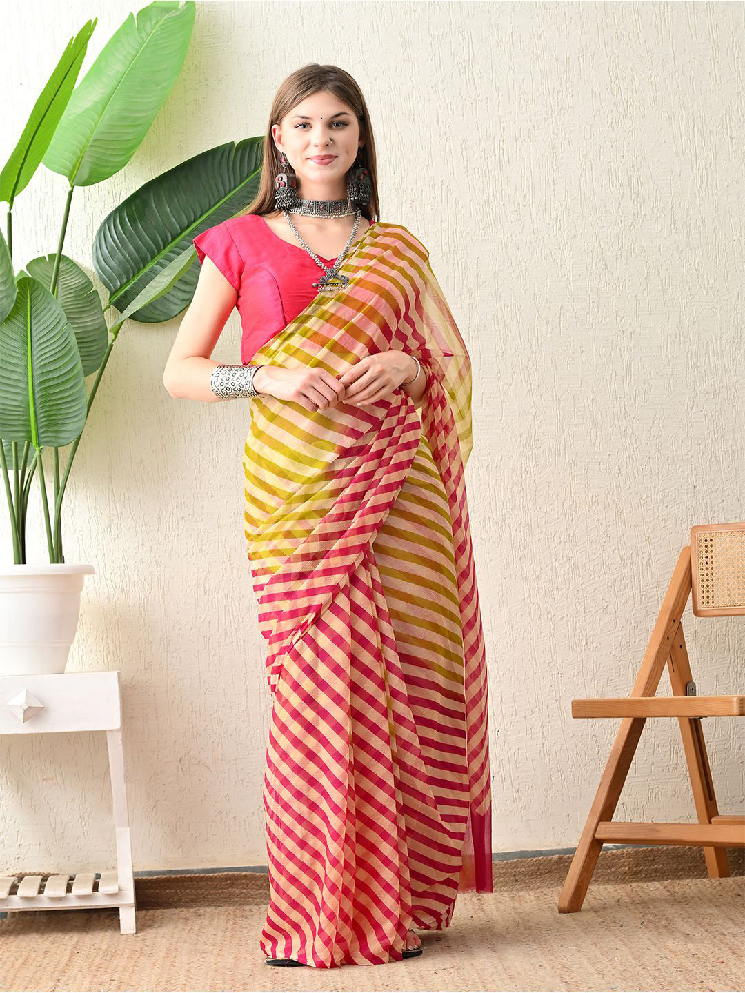 House of Chiffon KNA Leheriya Print