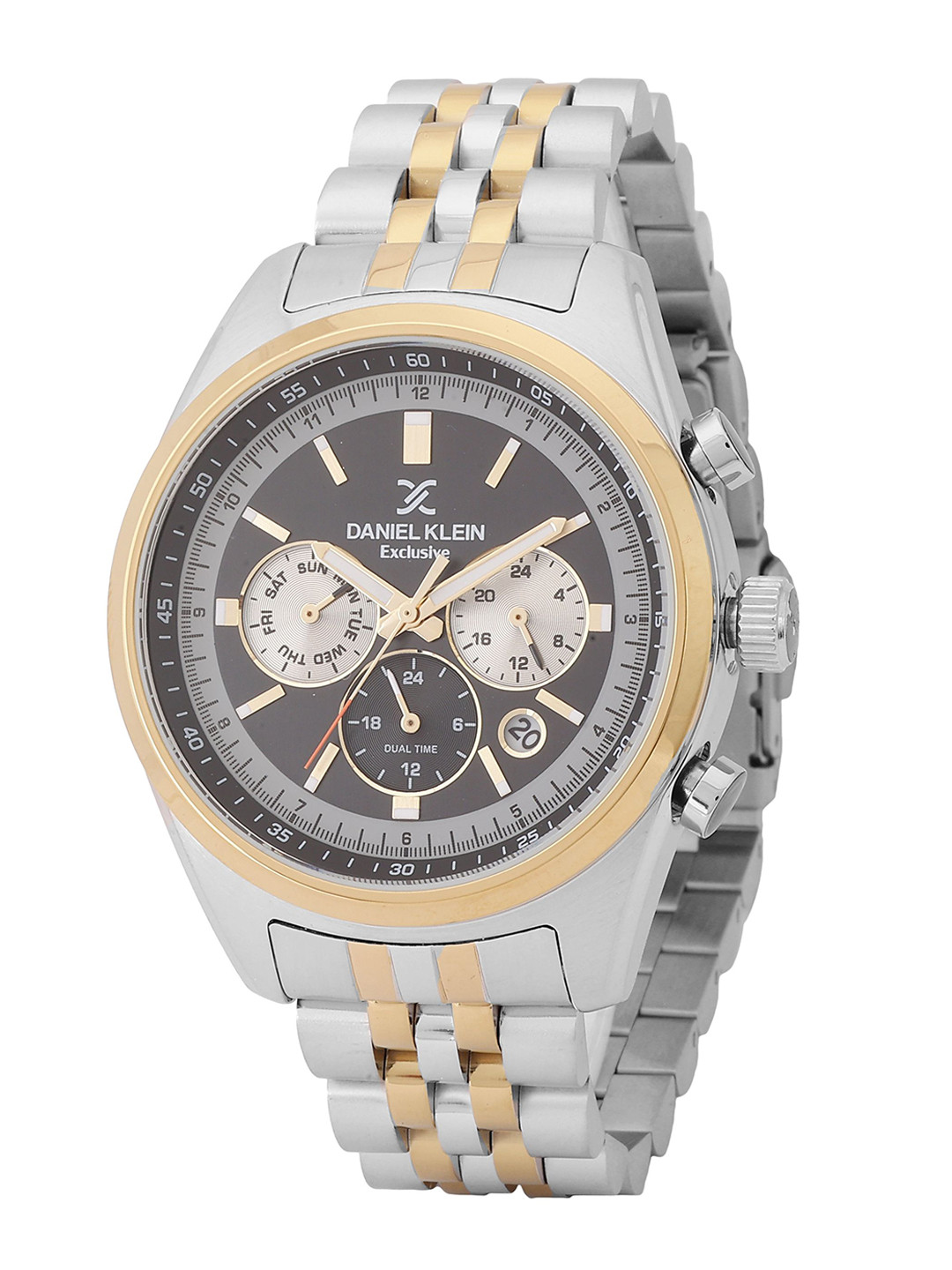 Daniel Klein Exclusive Unisex Dial & Stainless Steel Analogue Watch DK.1.13976-5