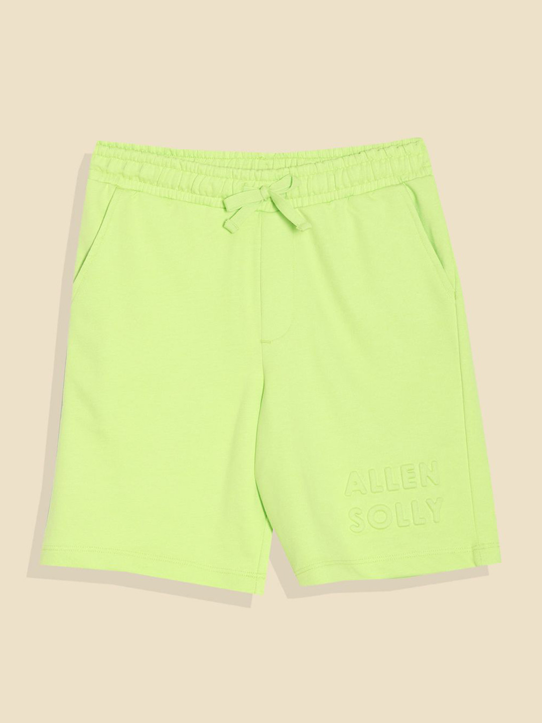 Allen Solly Junior Boys Typography Printed Drawstring Shorts