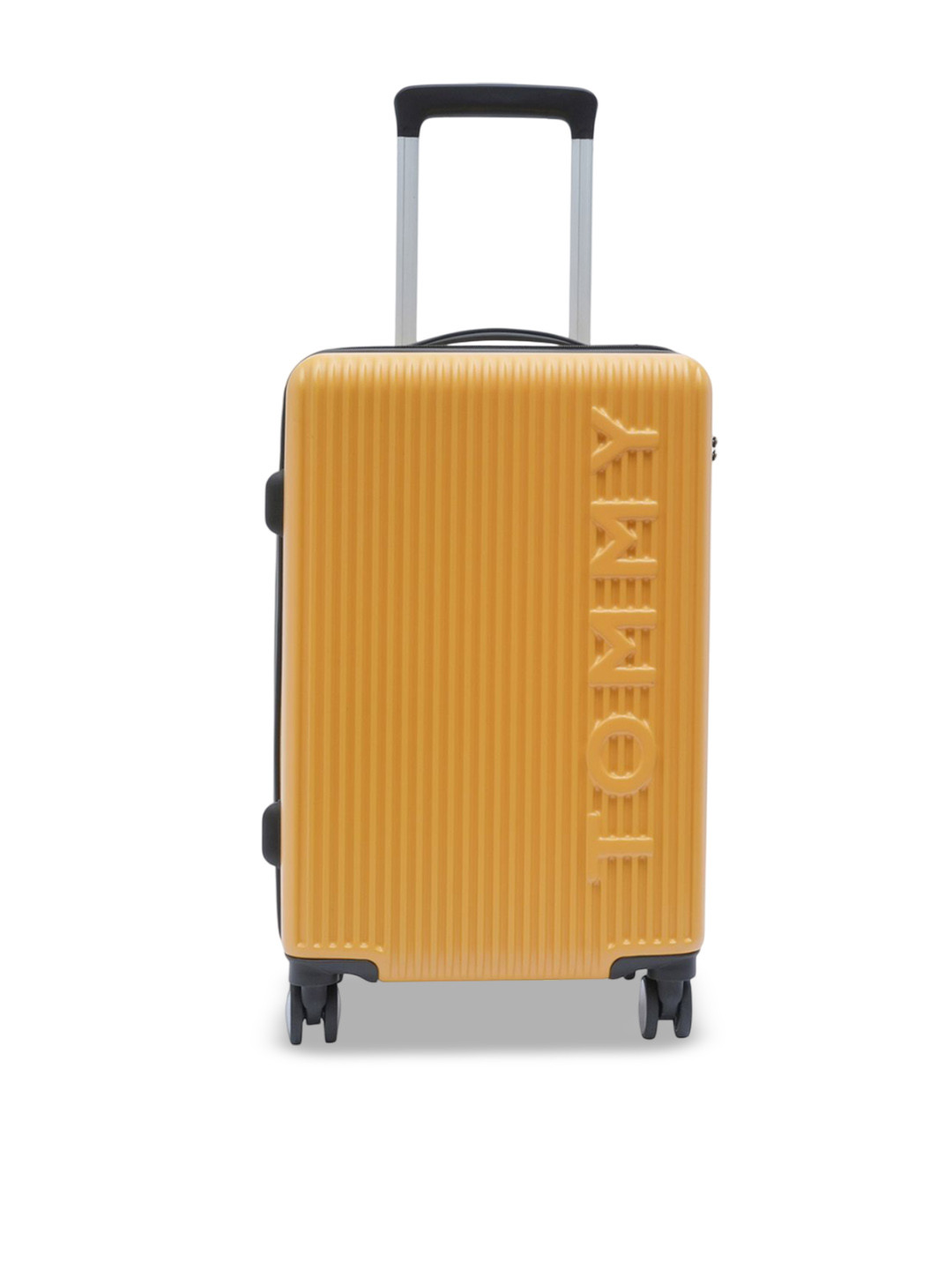 Tommy Hilfiger Empire Plus Textured Hard-Sided Water-Resistant Small Trolley Bag