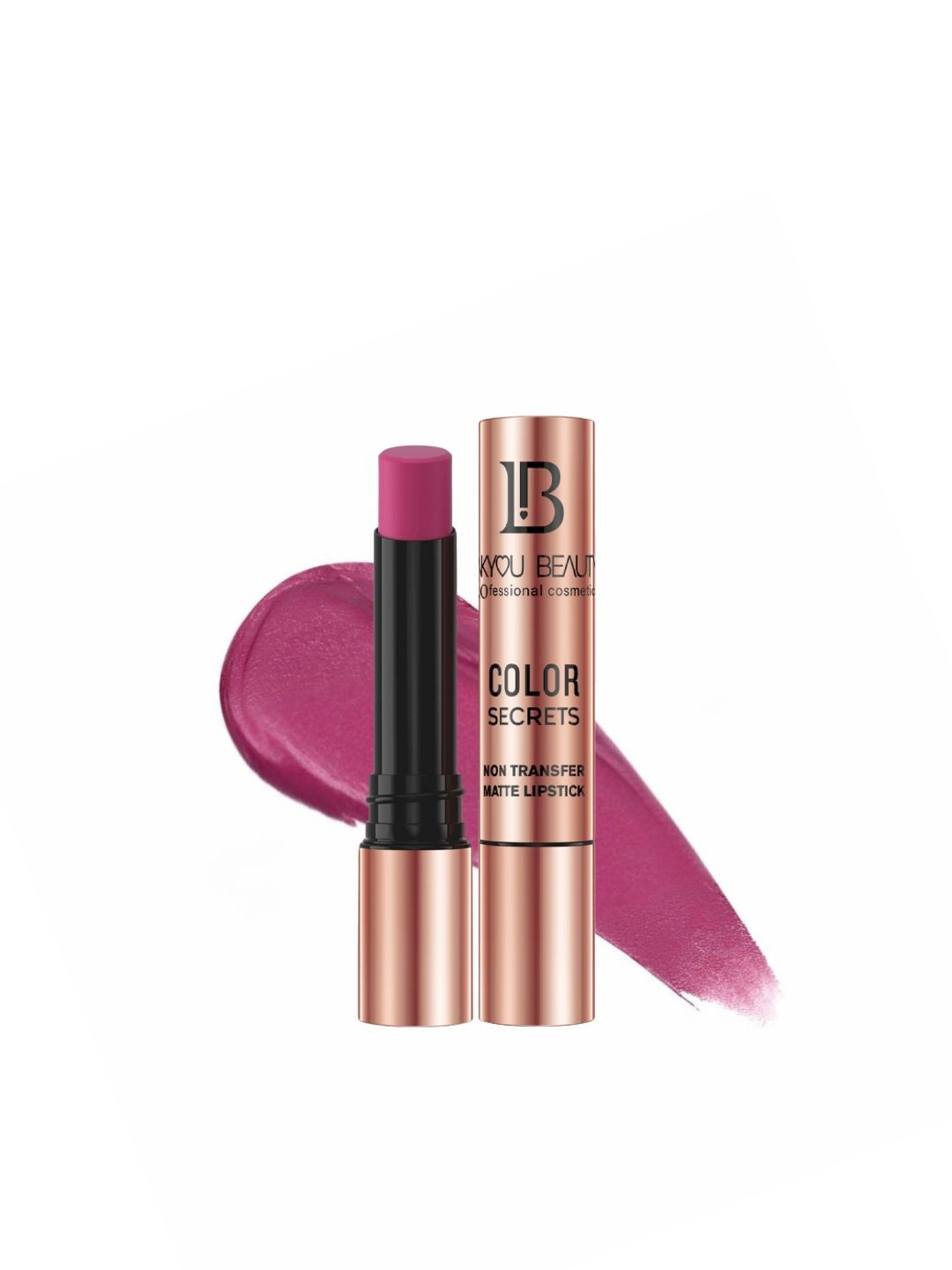 LAKYOU BEAUTY Color Secrets Non-Transfer Long Lasting Matte Lipstick - Diva - B23