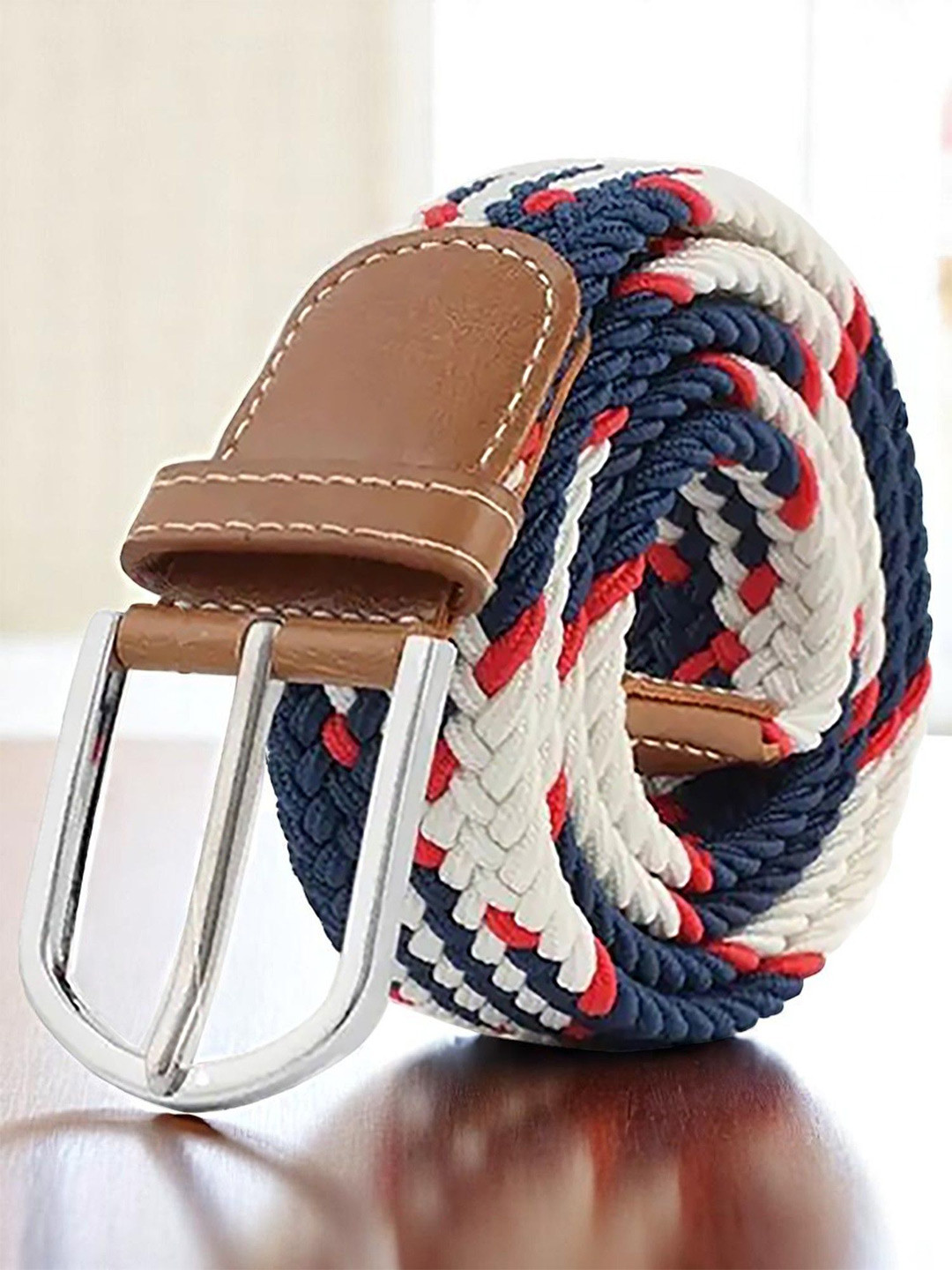 Killer Men Braided Stretchable Belt With A Tang Closure