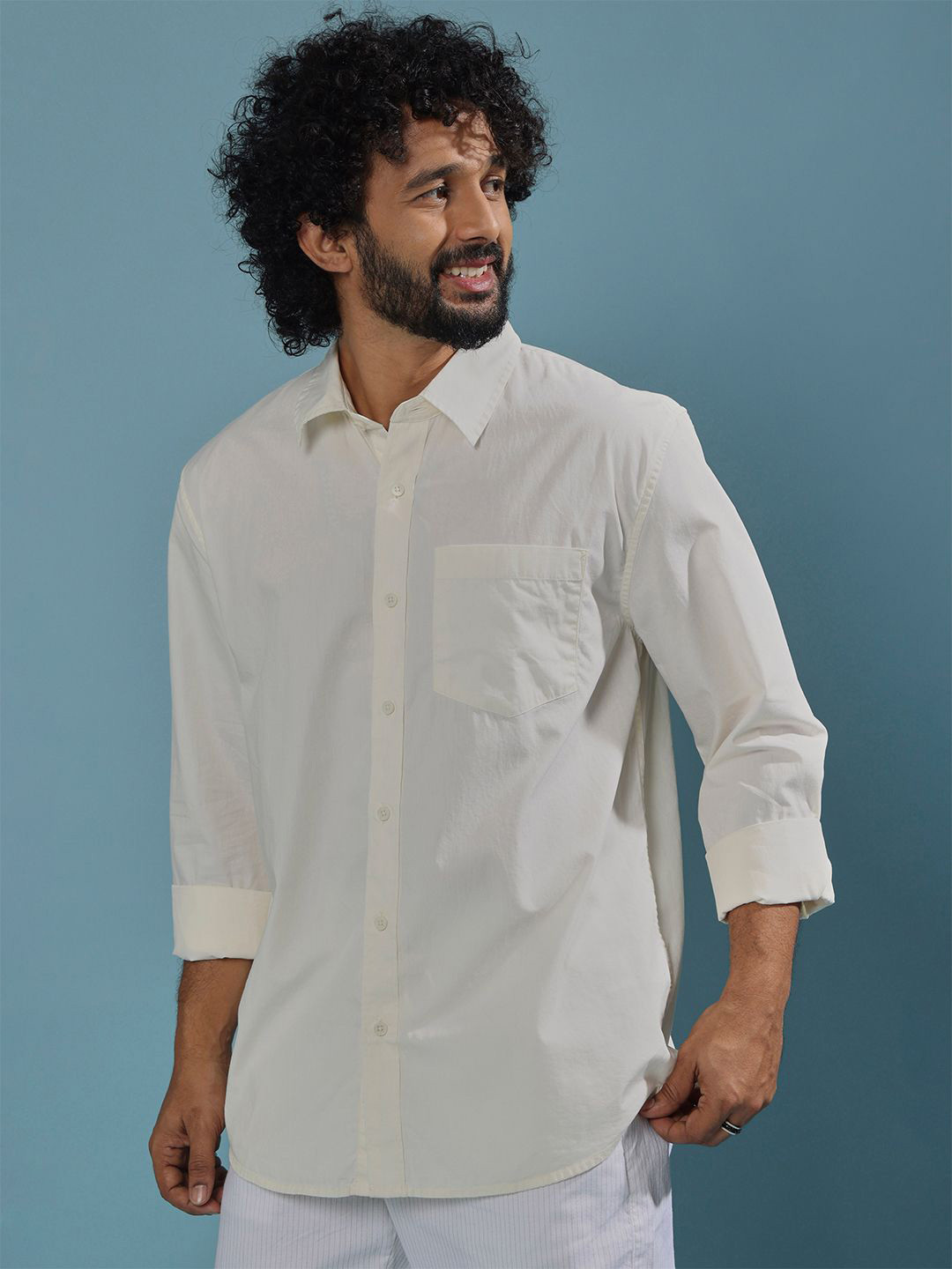 Espanshe Full Sleeve Pure Cotton Casual Shirt