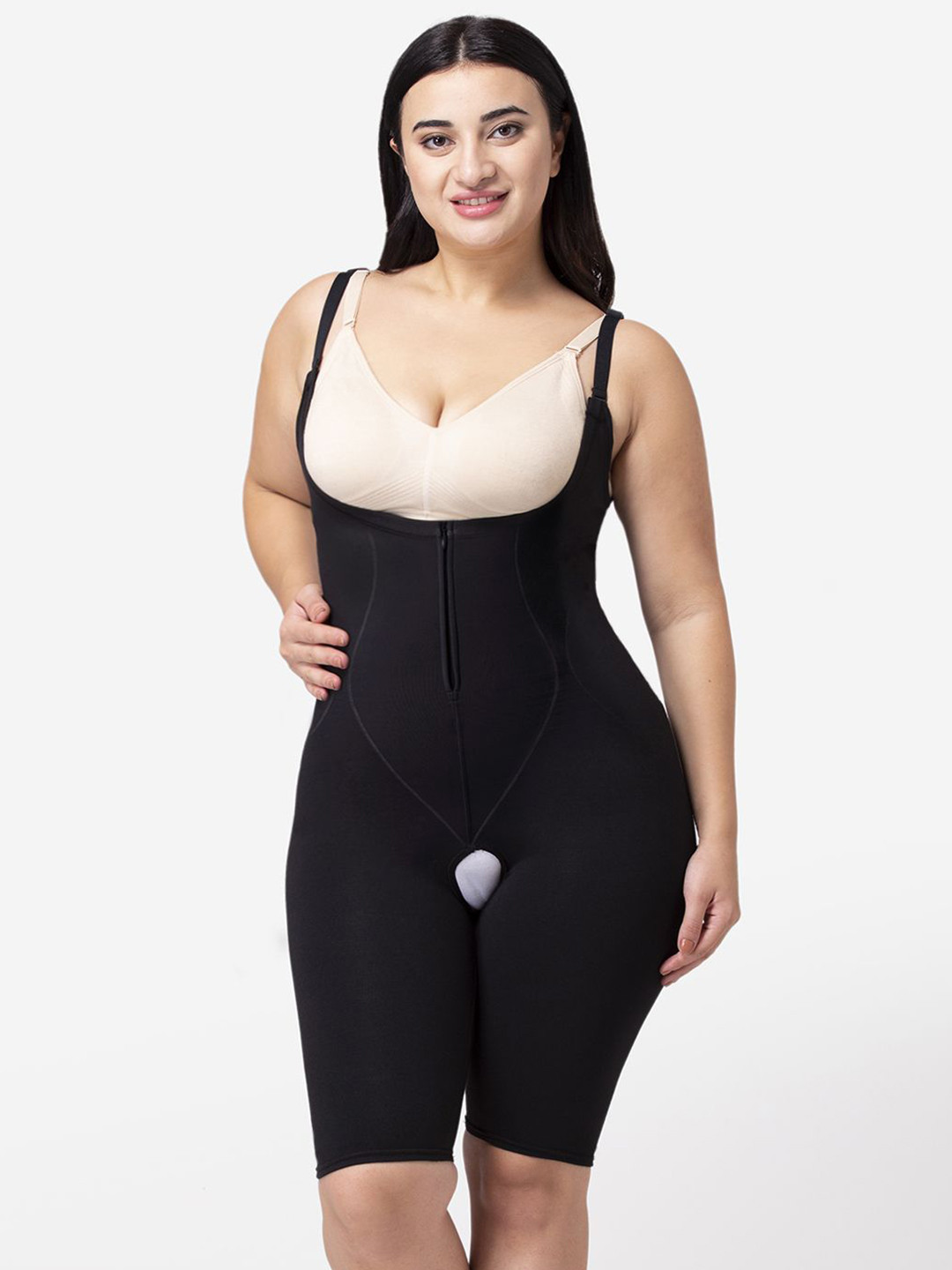 Dermawear Slimmer Body Shaper With Front Zipper