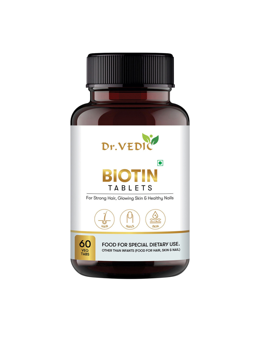 Dr Vedic Biotin Tablets- 60 Tablets Each