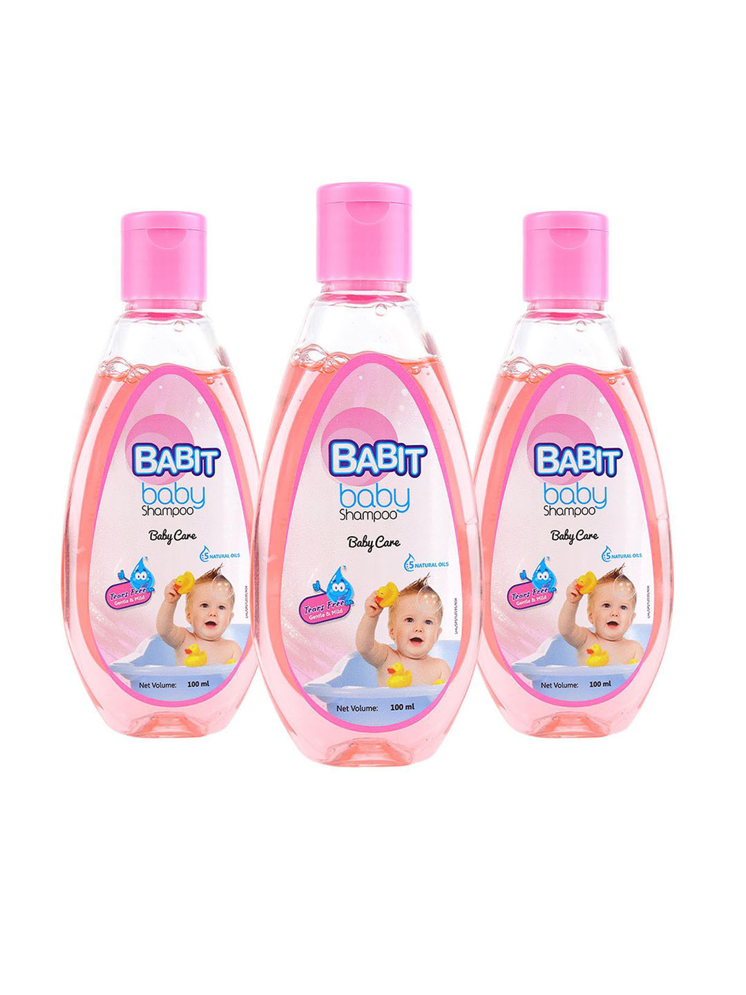 Babit Set Of 3 Tear Free Baby Shampoo- 100 ml Each