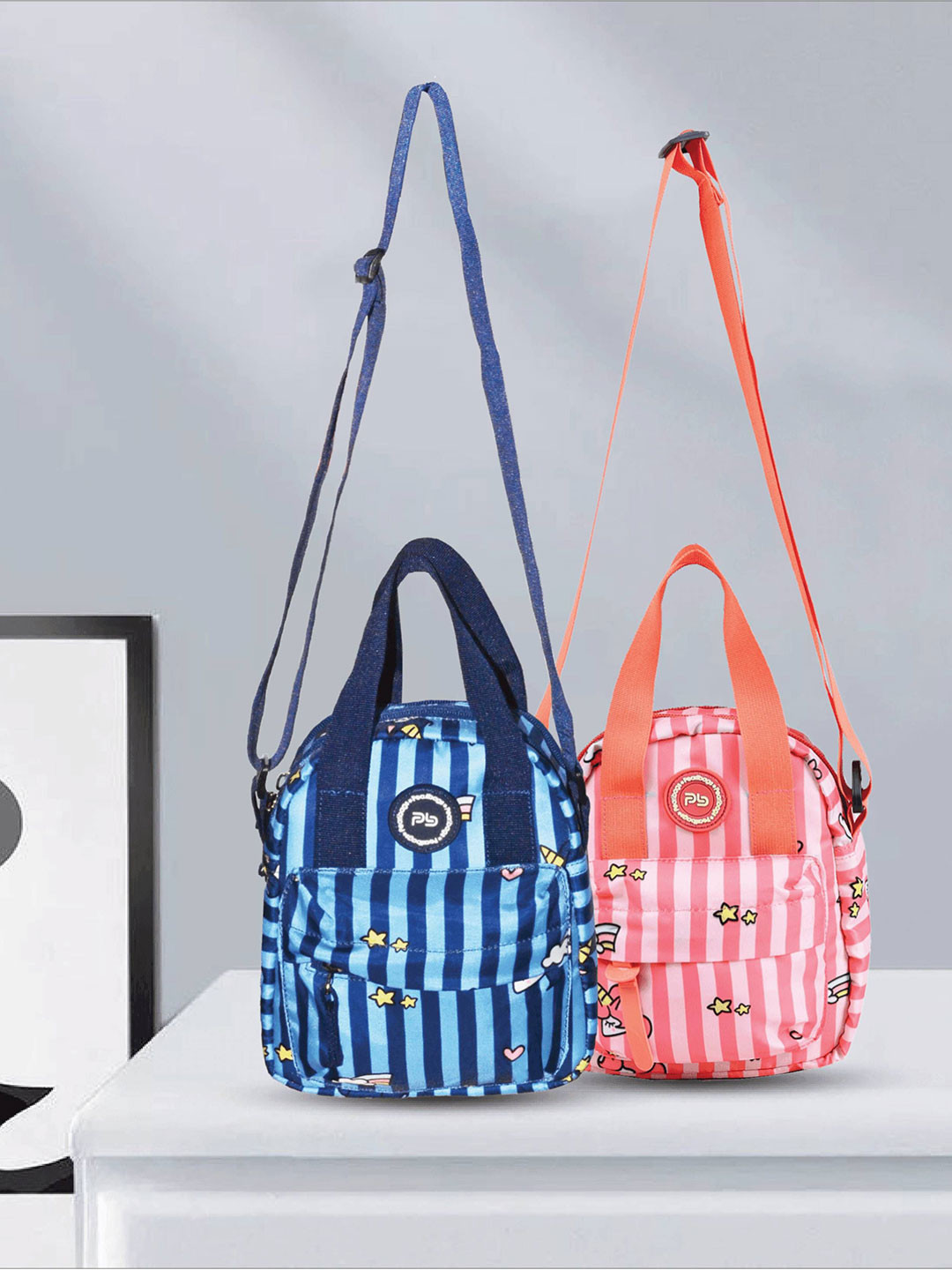 PB Pearlbags 2 Pieces Printed Sling Bag